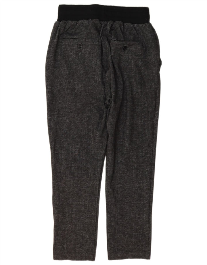 Zara Mens Cropped Trousers Medium W31 L24 Grey Polyester