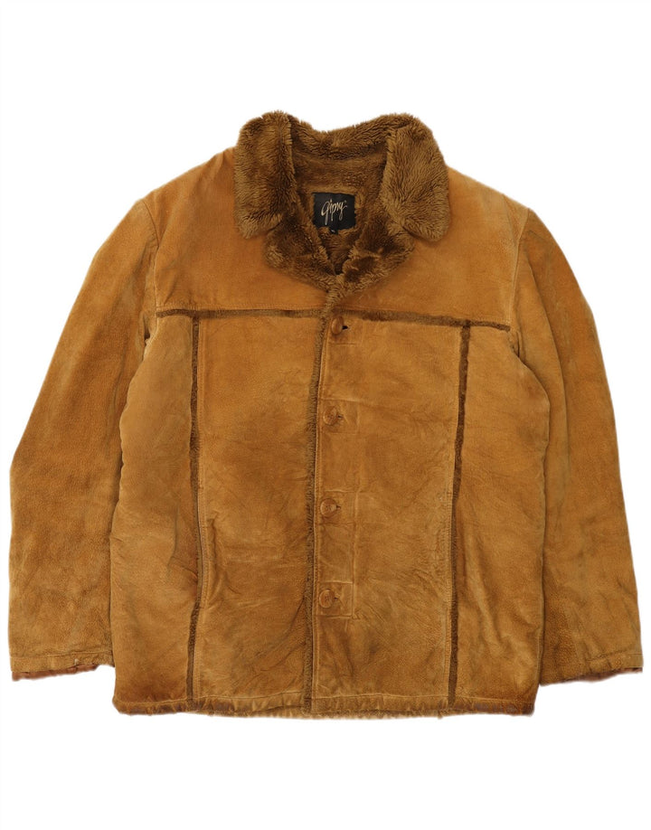 Giubbotto in shearling da uomo Gipsy UK 42 XL Marrone