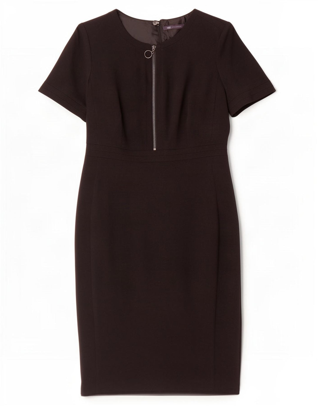 Marks & Spencer Vestido tubo para mujer UK 44 Mediano Poliéster negro