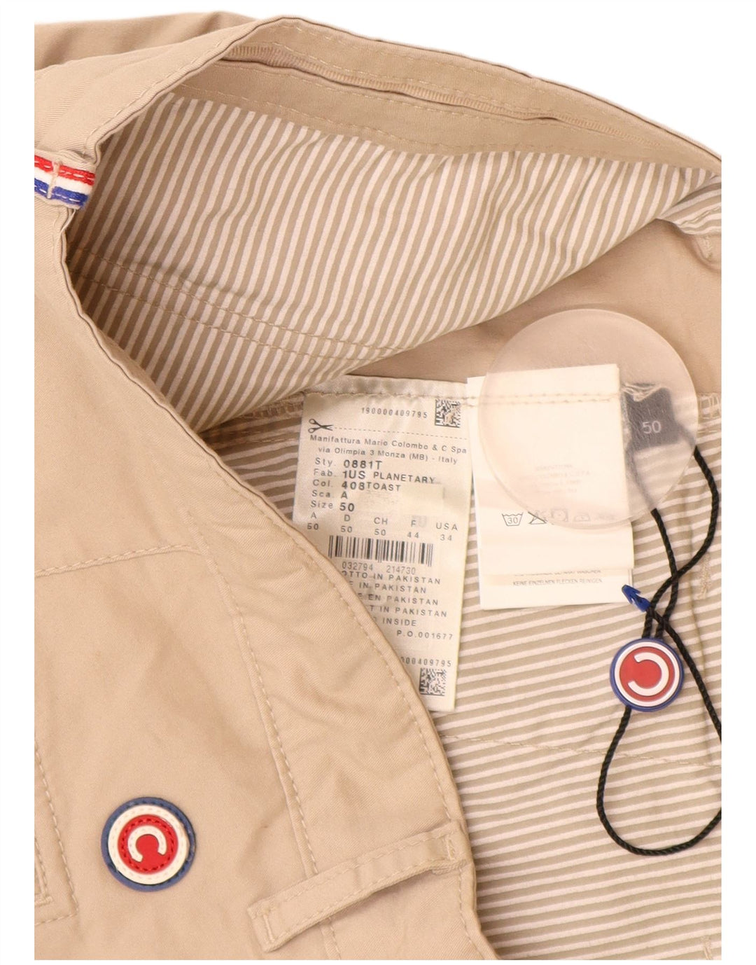 COLMAR Mens Cargo Shorts EU 50 Medium W38  Beige Cotton