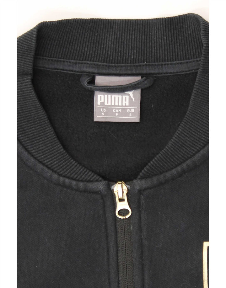 Puma Herren Grafik-Trainingsanzug-Oberteil, Jacke, Größe S, Schwarz