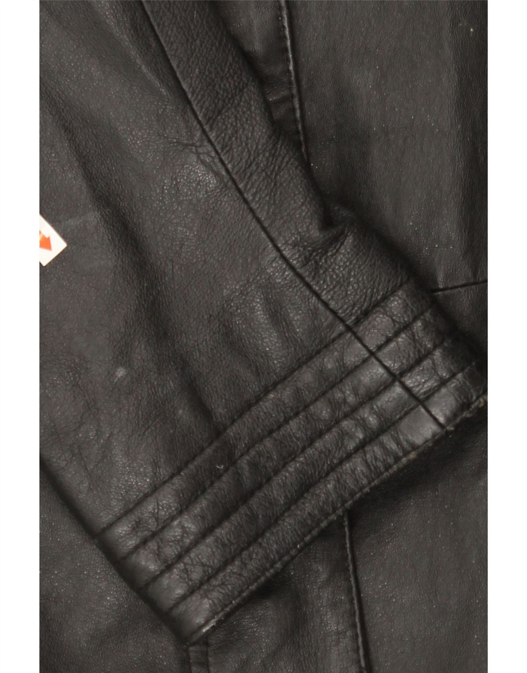 VINTAGE Womens Leather Coat UK 16 Large Black Vintage Vintage and Second-Hand Vintage from Messina Hembry 