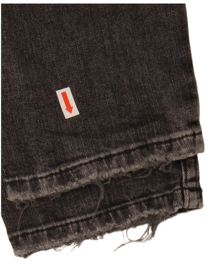 ZARA Mens Straight Jeans EU 38 Small W30 L29 Black