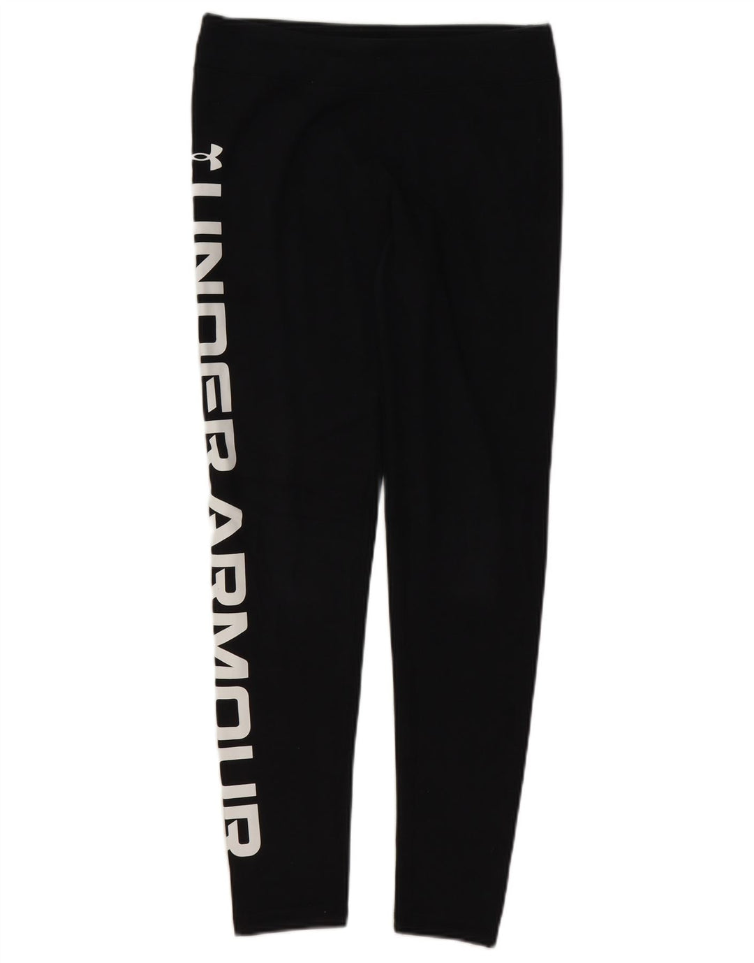 UNDER ARMOUR Womens Graphic Leggings UK 14 Medium  Black