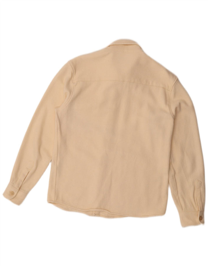 Zara Herre Overshirt Flanellskjorte Medium Beige Polyester