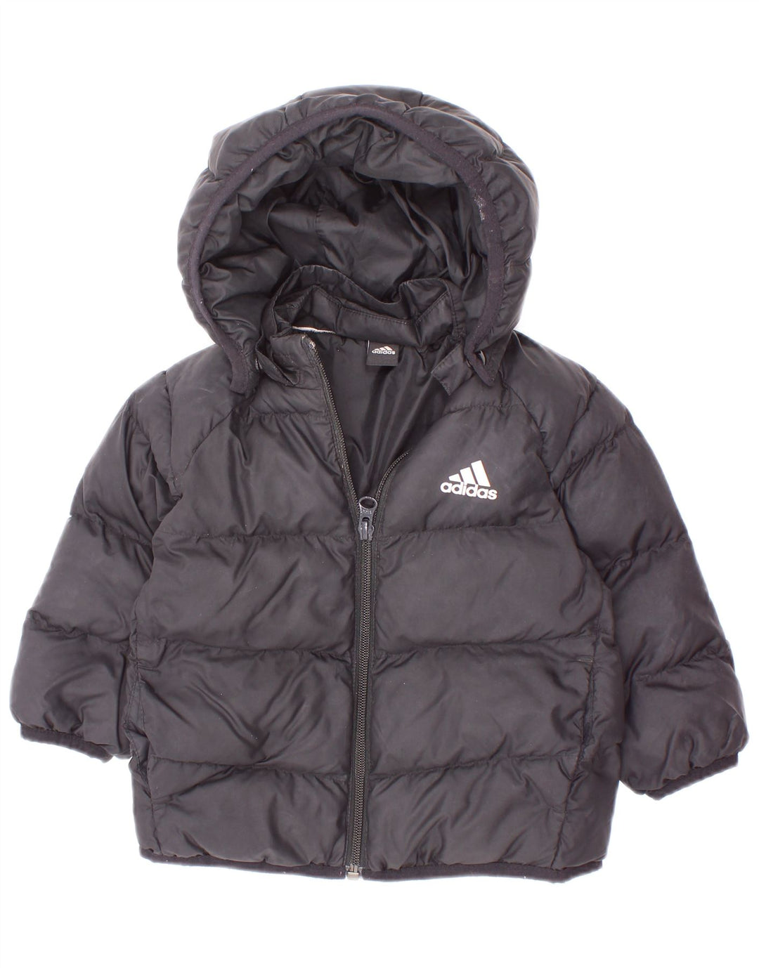 Adidas hættejakke til drenge 3-4 år sort