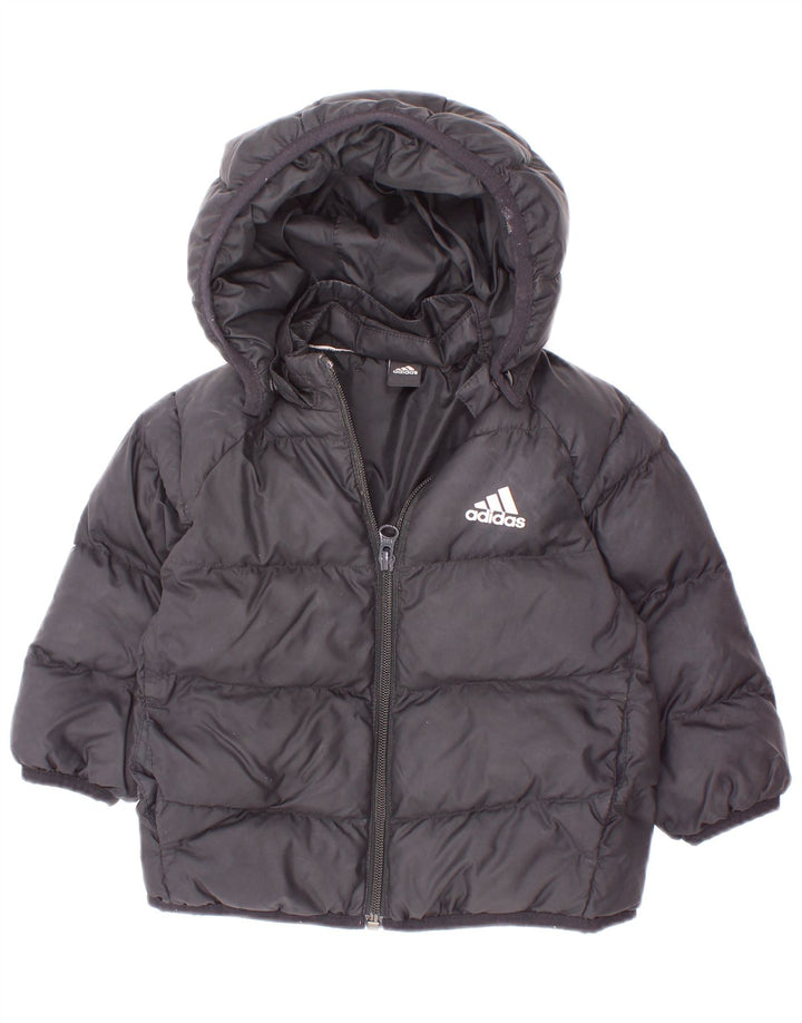 Adidas hættejakke til drenge 3-4 år sort