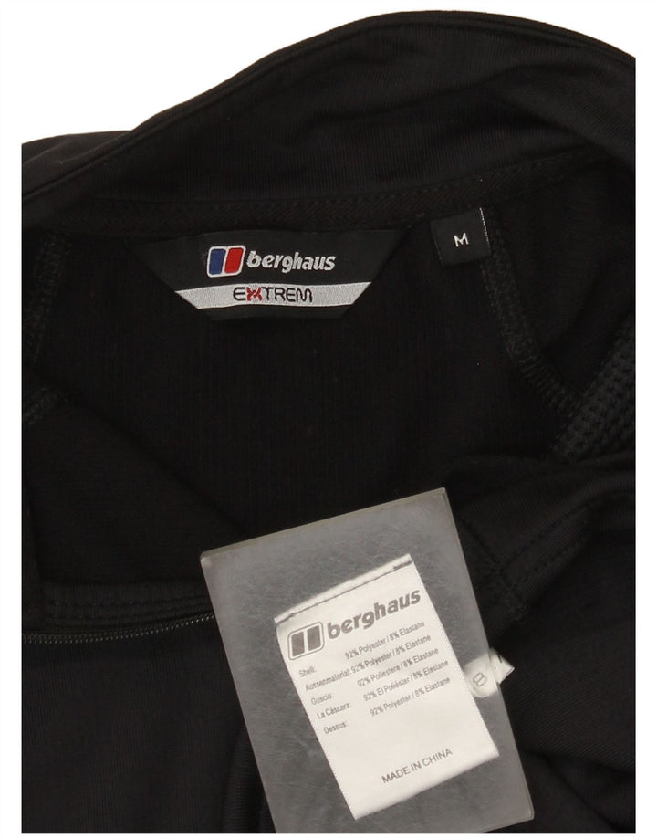 Berghaus Haut de Survêtement à Col Zippé Homme Noir Moyen Polyester