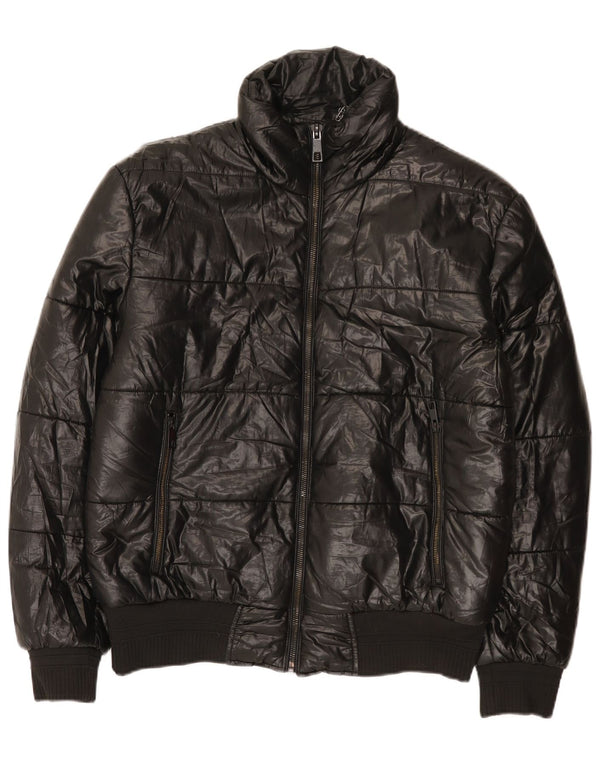 Zara Polstret Herrejakke UK 40 Stor Sort Polyester