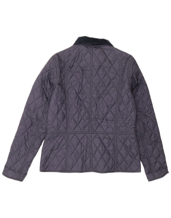Giacca trapuntata da donna Barbour UK 01 Small Blu Navy in poliammide