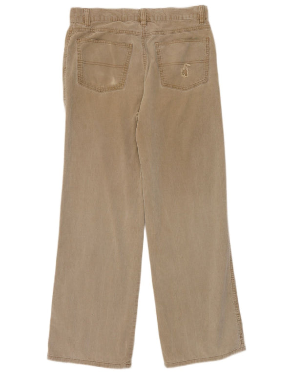 Spodnie sztruksowe Tommy Hilfiger chłopięce 15-16 lat W30 L28 beżowa bawełna
