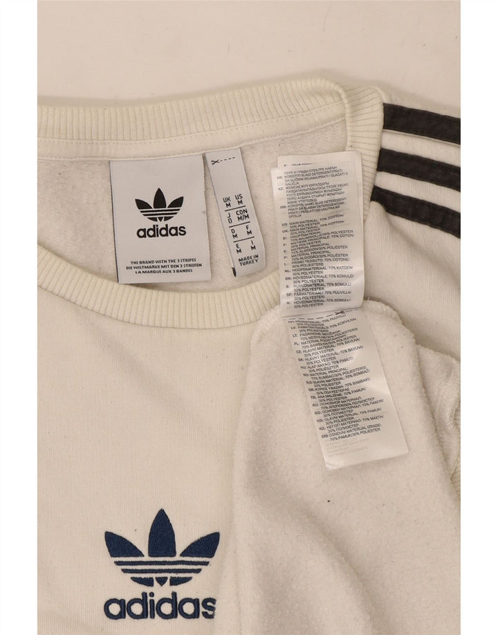 Adidas Herre sweatshirt Jumper Medium Hvid Bomuld