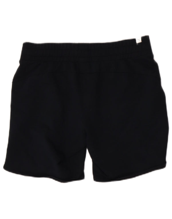 Pantaloncini sportivi da donna Puma UK 12 Medium Blu Navy Colourblock Poliestere