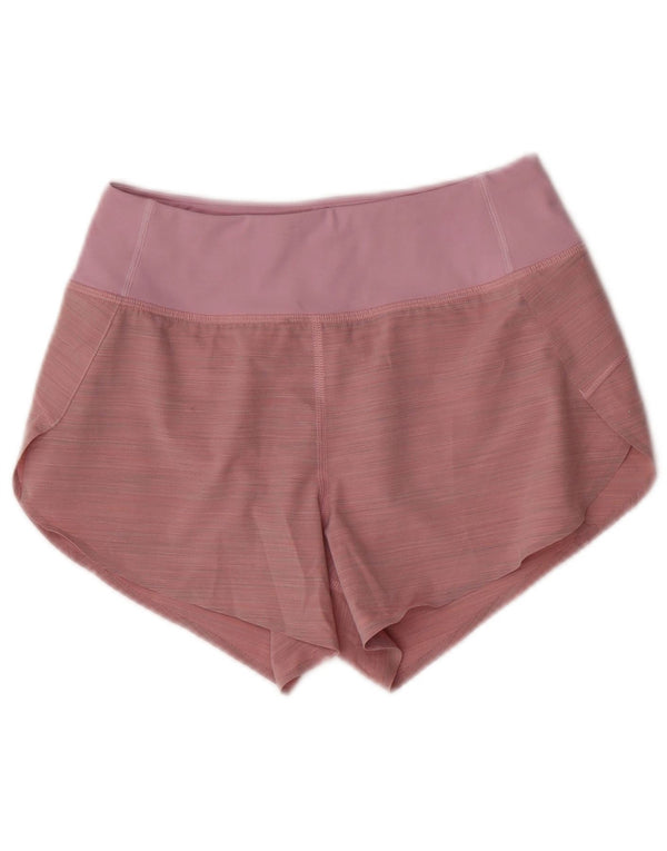 Athleta Womens Sport Shorts UK 2 2XS  Pink Nylon