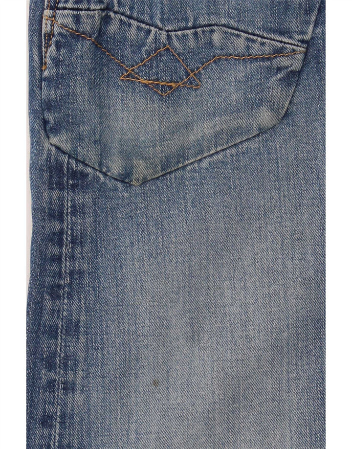 Replay Mens Bootcut Jeans W33 L36 Blue Cotton