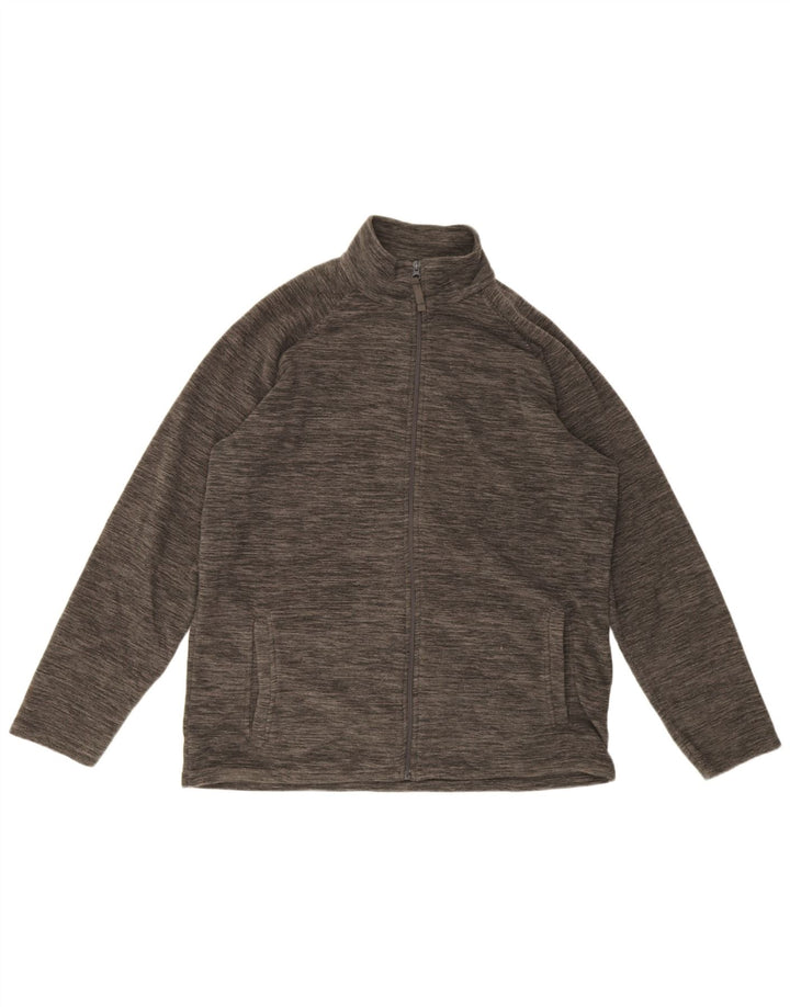 Mountain Warehouse Dame lynlås fleecejakke UK 16 Large Grey Flecked