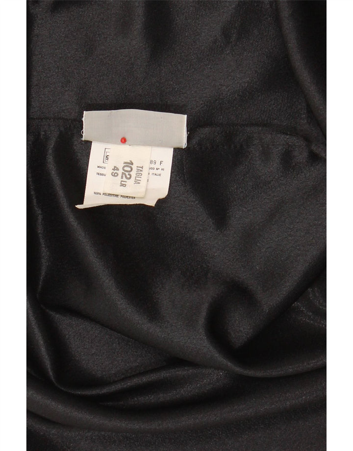 VINTAGE Womens Cardigan Top IT 49 XL Black Polyester Vintage Vintage and Second-Hand Vintage from Messina Hembry 