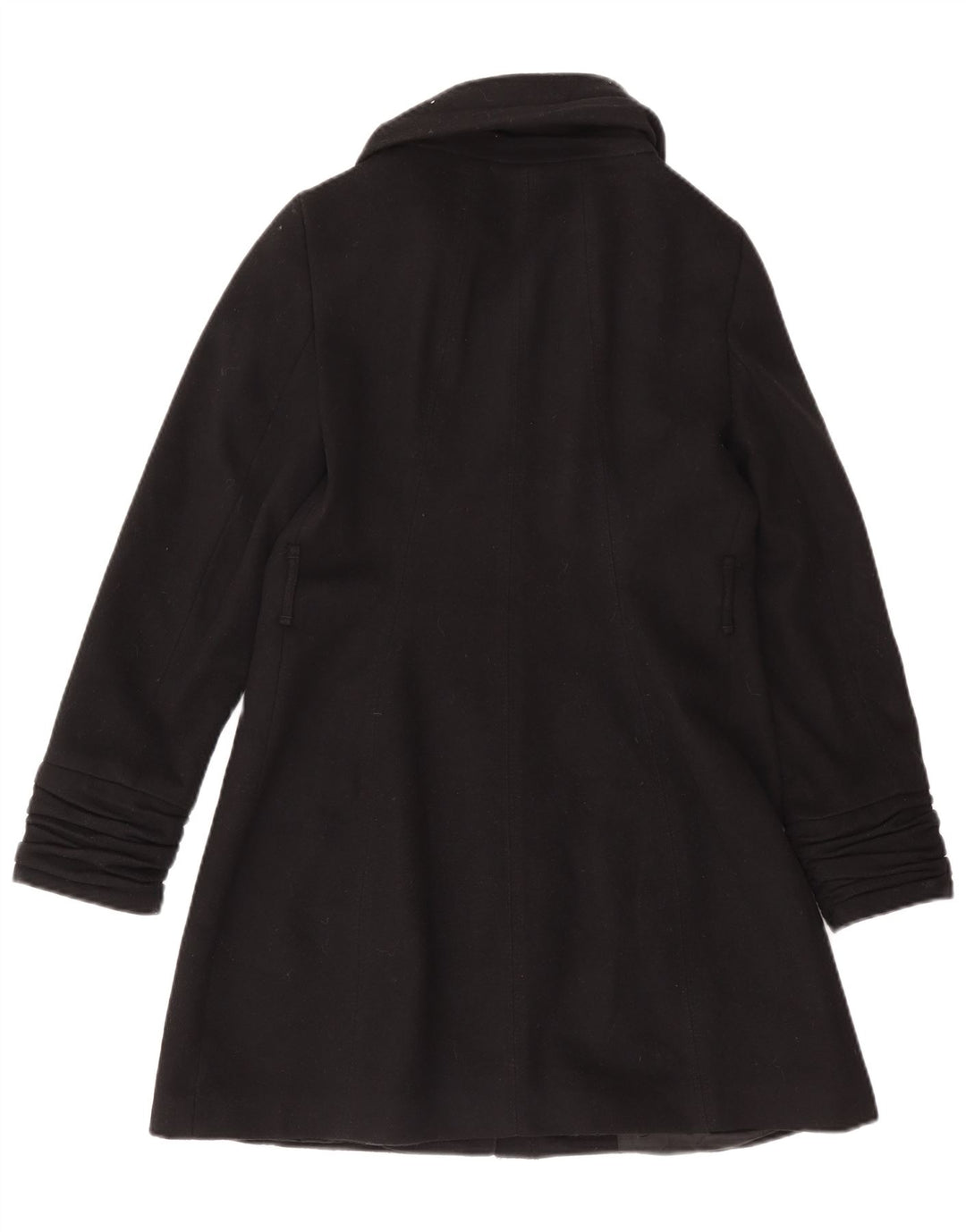 Zara Womens Overcoat UK 12 Medium Black