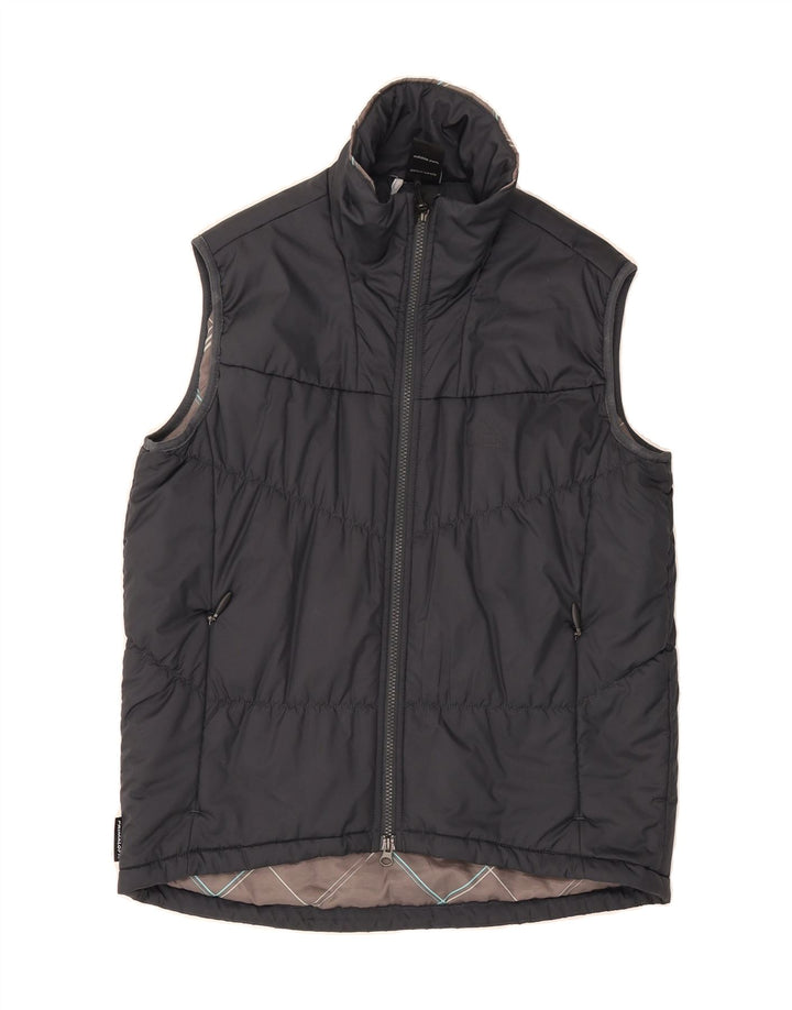 ADIDAS Womens Padded Gilet UK 12 Medium  Navy Blue Polyester Vintage Adidas and Second-Hand Adidas from Messina Hembry 