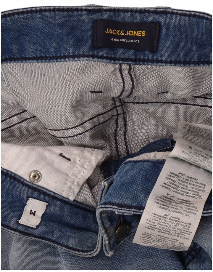 JACK & JONES Mens Denim Shorts Medium W32  Blue Cotton