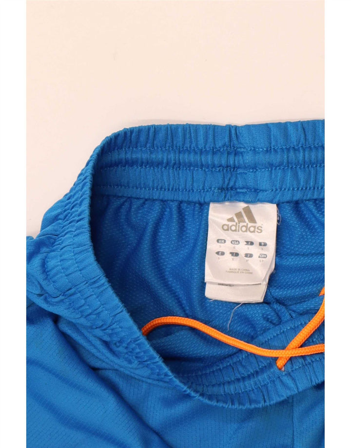 Adidas Mens Graphic Sport Shorts Small  Blue Polyester