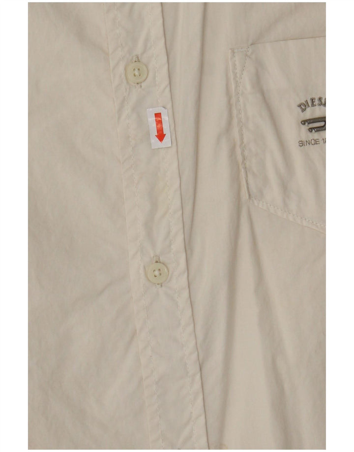 Diesel Boys Shirt 11-12 Years Large Off White