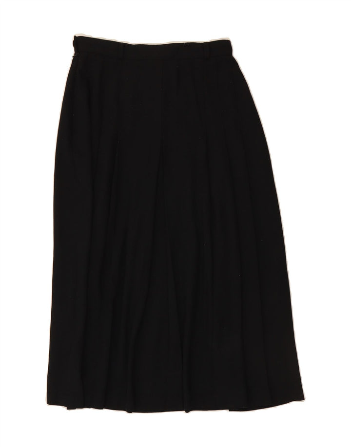 AFFINITY Womens Straight Skirt UK 14 Medium W28 Black Polyester Vintage Affinity and Second-Hand Affinity from Messina Hembry 