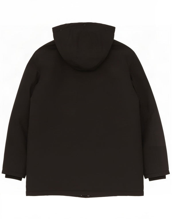 Jack & Jones Abrigo acolchado con capucha Core para hombre UK 38 Medium Black