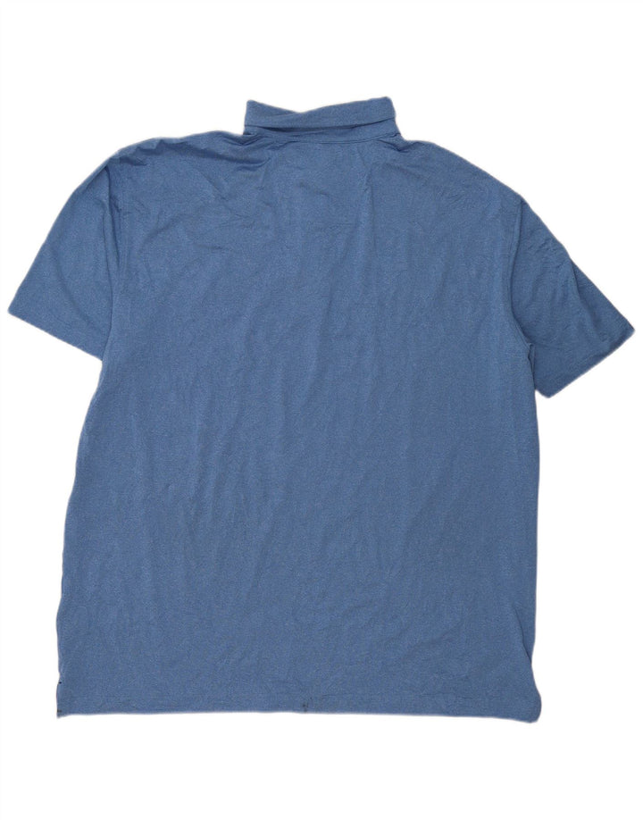 Nautica Mens Polo Shirt 2XL Blue Polyester