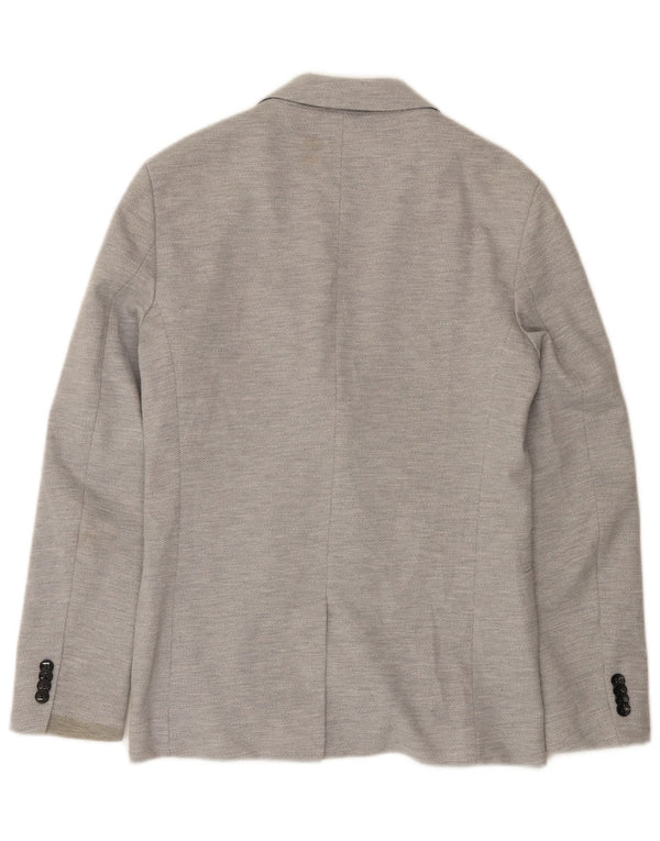 Zara Herre 2-knaps blazerjakke UK 38 Medium Grå