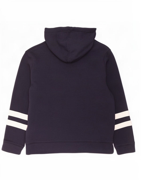 Мужской джемпер с капюшоном Nautica XL, темно-синий, хлопок с цветными блоками