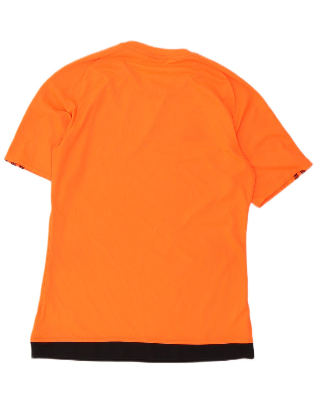 Adidas Mens Climalite T-Shirt Top Small Orange Colourblock Polyester