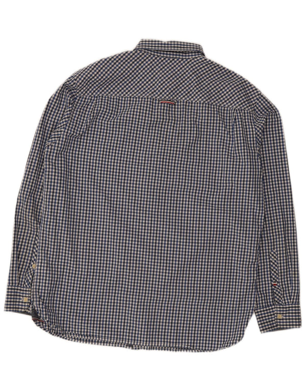 Tommy Hilfiger Chemise Regular Fit XL en coton vichy bleu pour homme