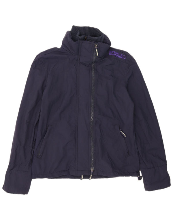 Superdry Damen The Windcheater Windjacke UK 10 Small Marineblau