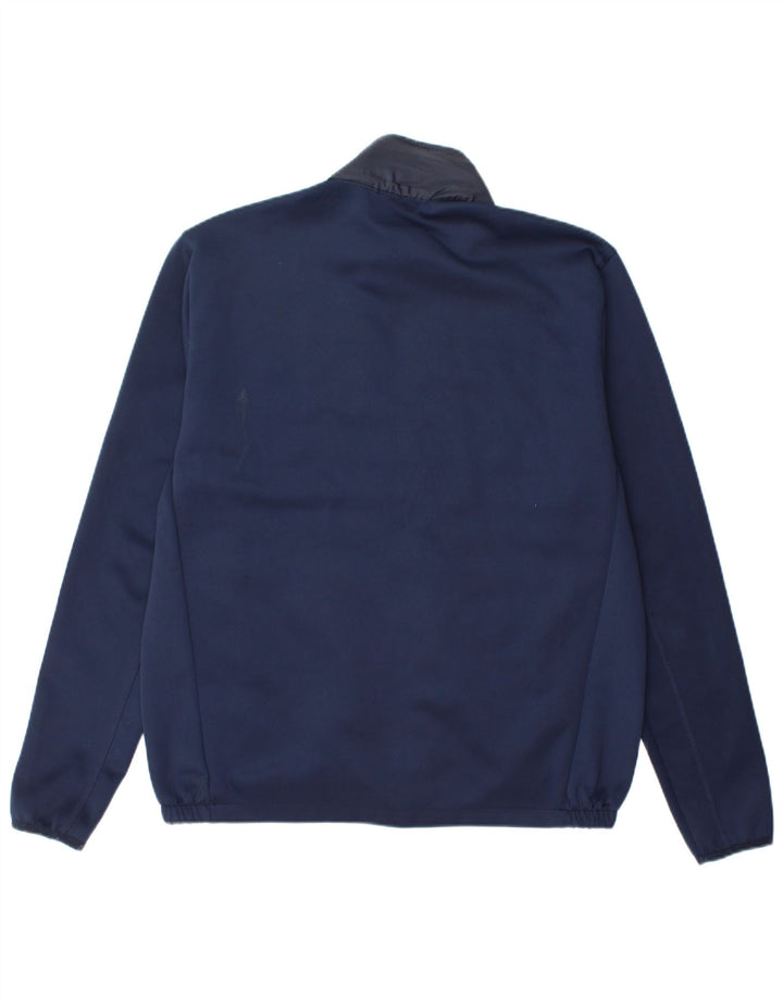 CALVIN KLEIN Mens Tracksuit Top Jacket Large Navy Blue Nylon
