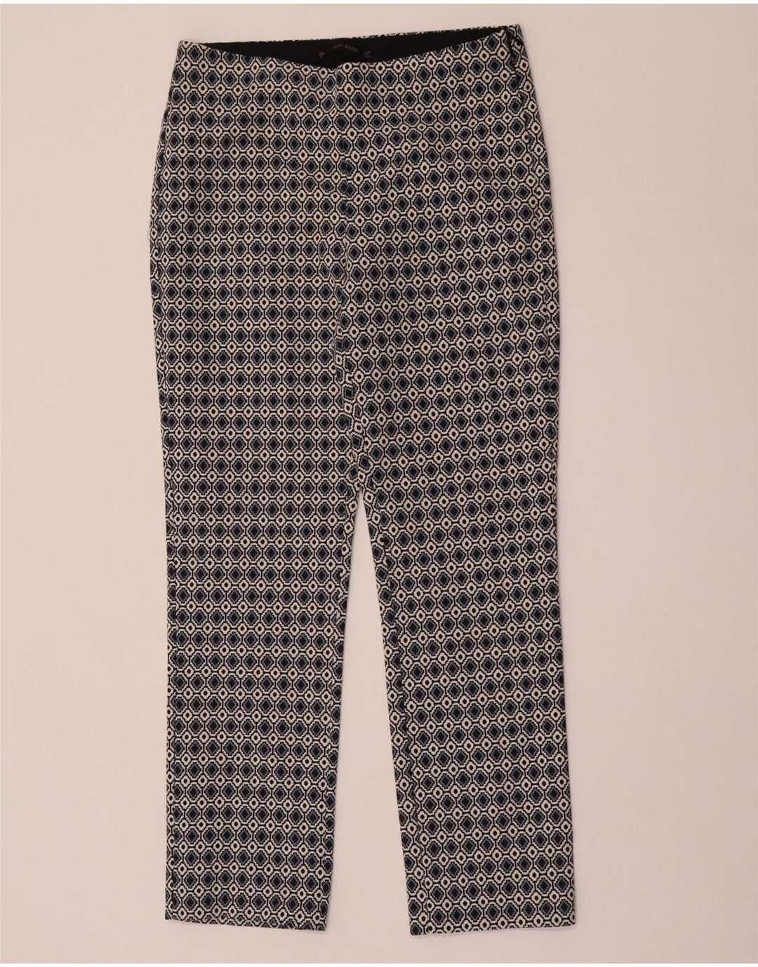 Pantaloni casual da donna ZARA medi W28 L28 multicolore geometrico