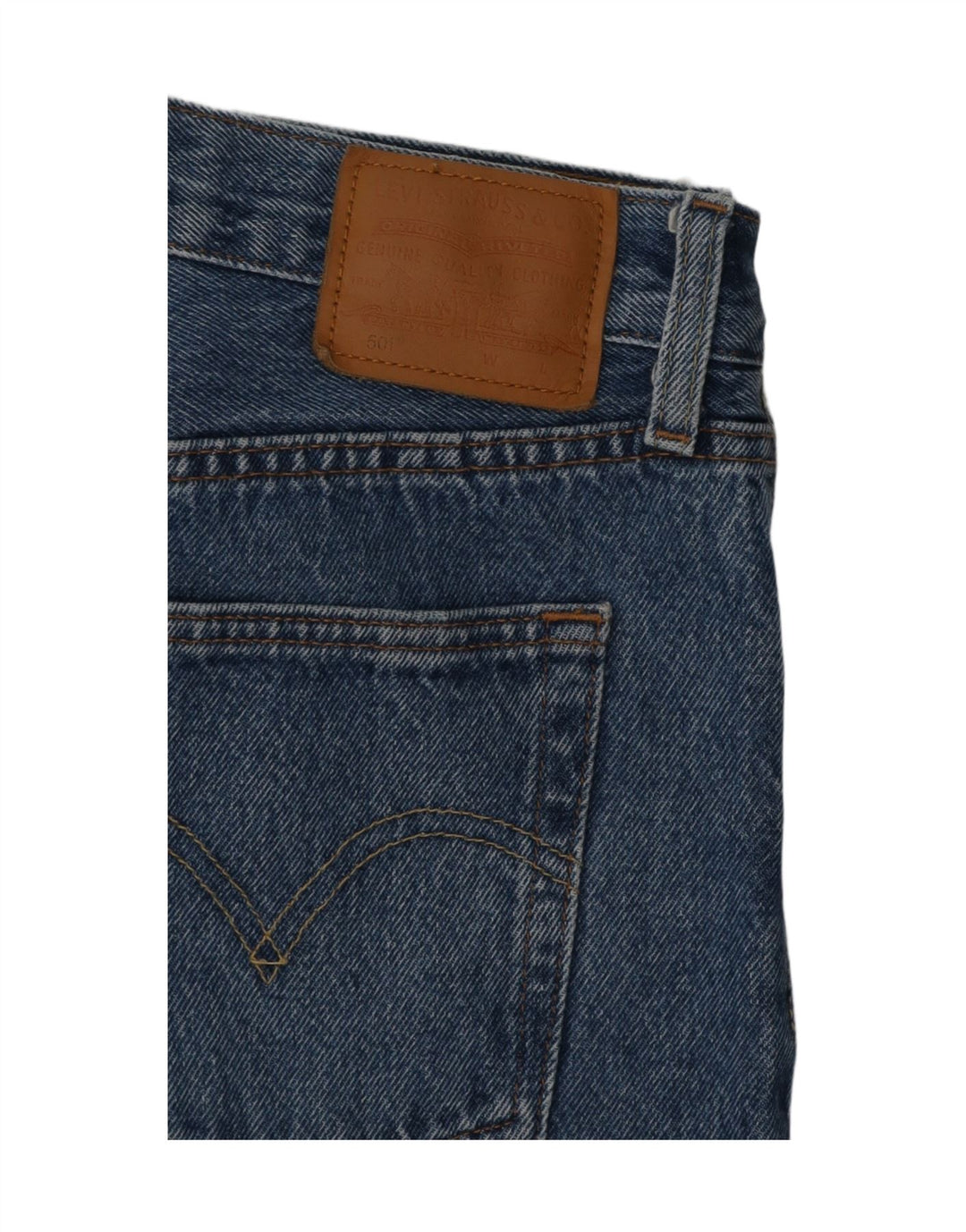 Levi's Herre 501 Straight Jeans W30 L30 Blå