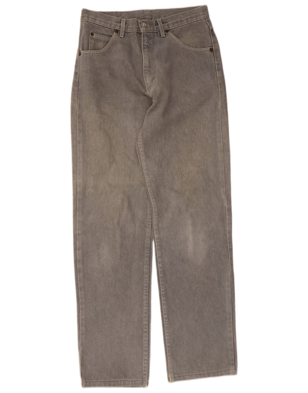 Rifle Herre Straight Jeans W30 L31 Grå Bomuld