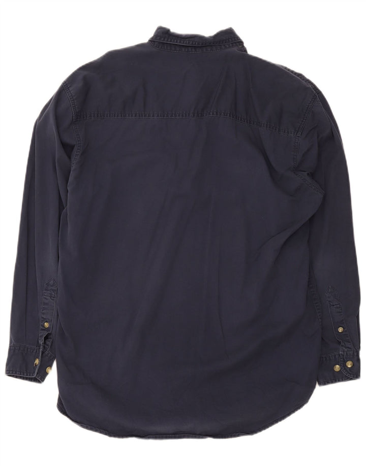 Camicia da uomo Lee in cotone blu navy medio