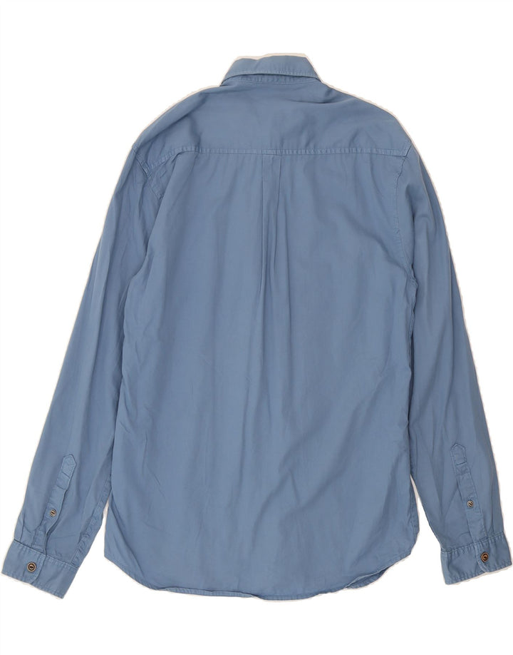 JACK & JONES Mens Shirt Large Blue Cotton Vintage Jack & Jones and Second-Hand Jack & Jones from Messina Hembry 