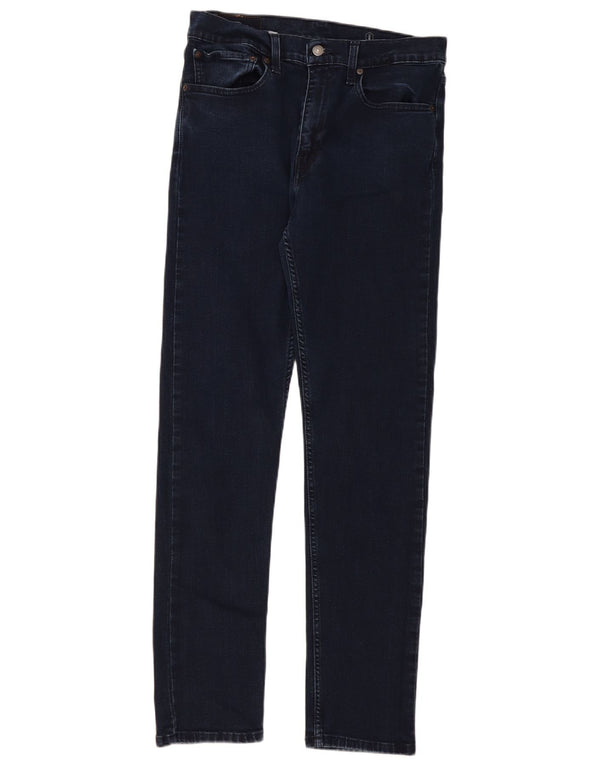 Мужские зауженные джинсы Levi's 502 W34 L34 Темно-синие, хлопок