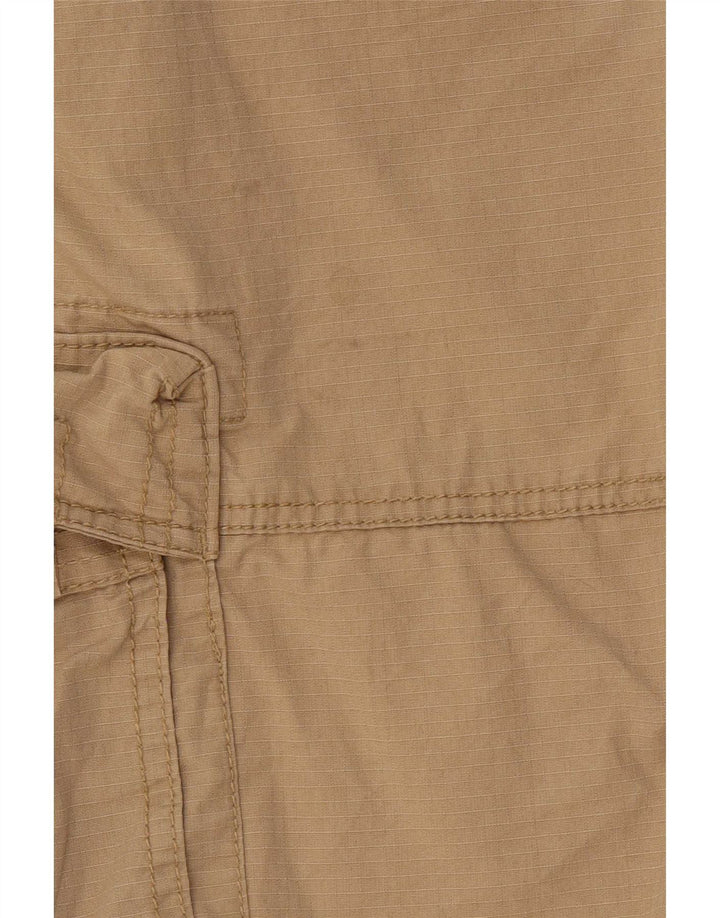 Bermuda cargo masculina Fat Face W32 algodão bege médio