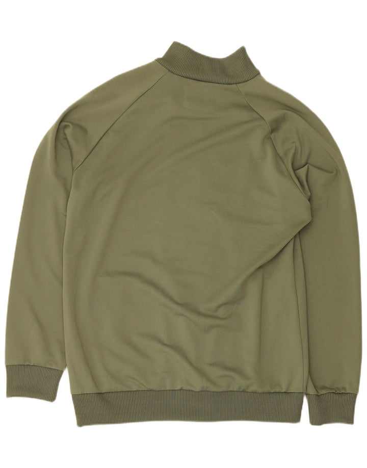 Diadora Mens Graphic Tracksuit Top Jacket XL Green