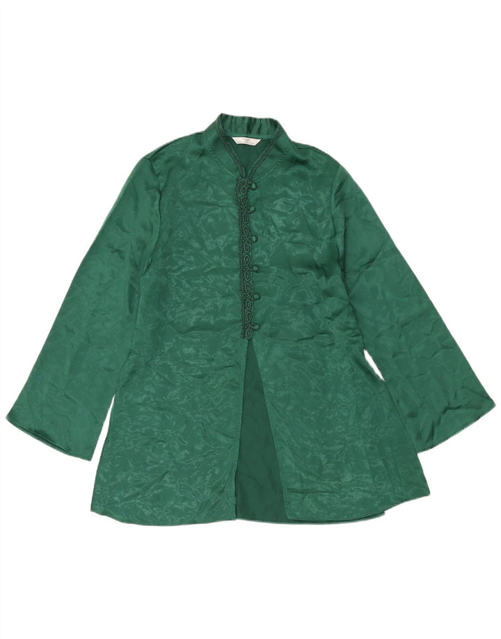 Marks & Spencer Dame St. Michael Cardigan Top UK 12 Medium Green