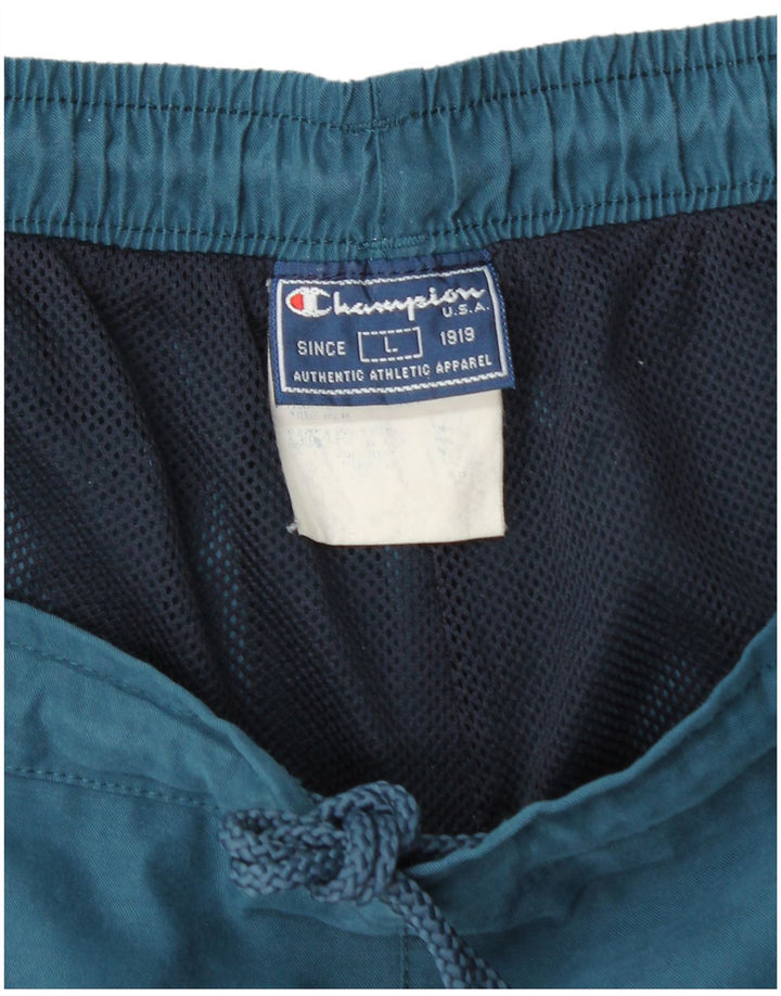Champion Mens Tracksuit Trousers Large  Blue