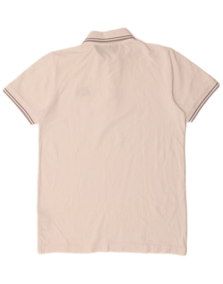 KAPPA Herre poloshirt Medium hvid bomuld