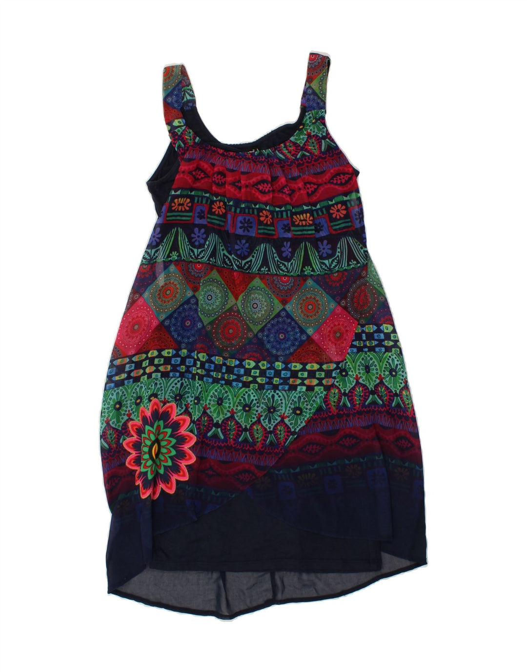 DESIGUAL Womens Sundress EU 36 Small Multicoloured Floral Vintage Desigual and Second-Hand Desigual from Messina Hembry 