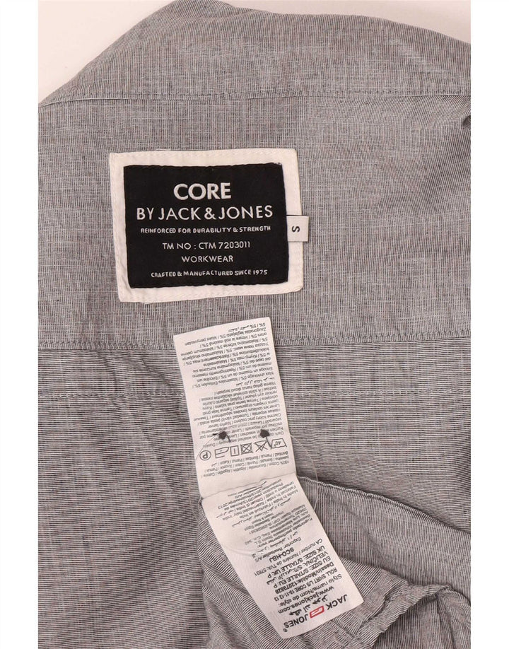 Jack & Jones Chemise Col Roulé Homme Petit Gris Coton