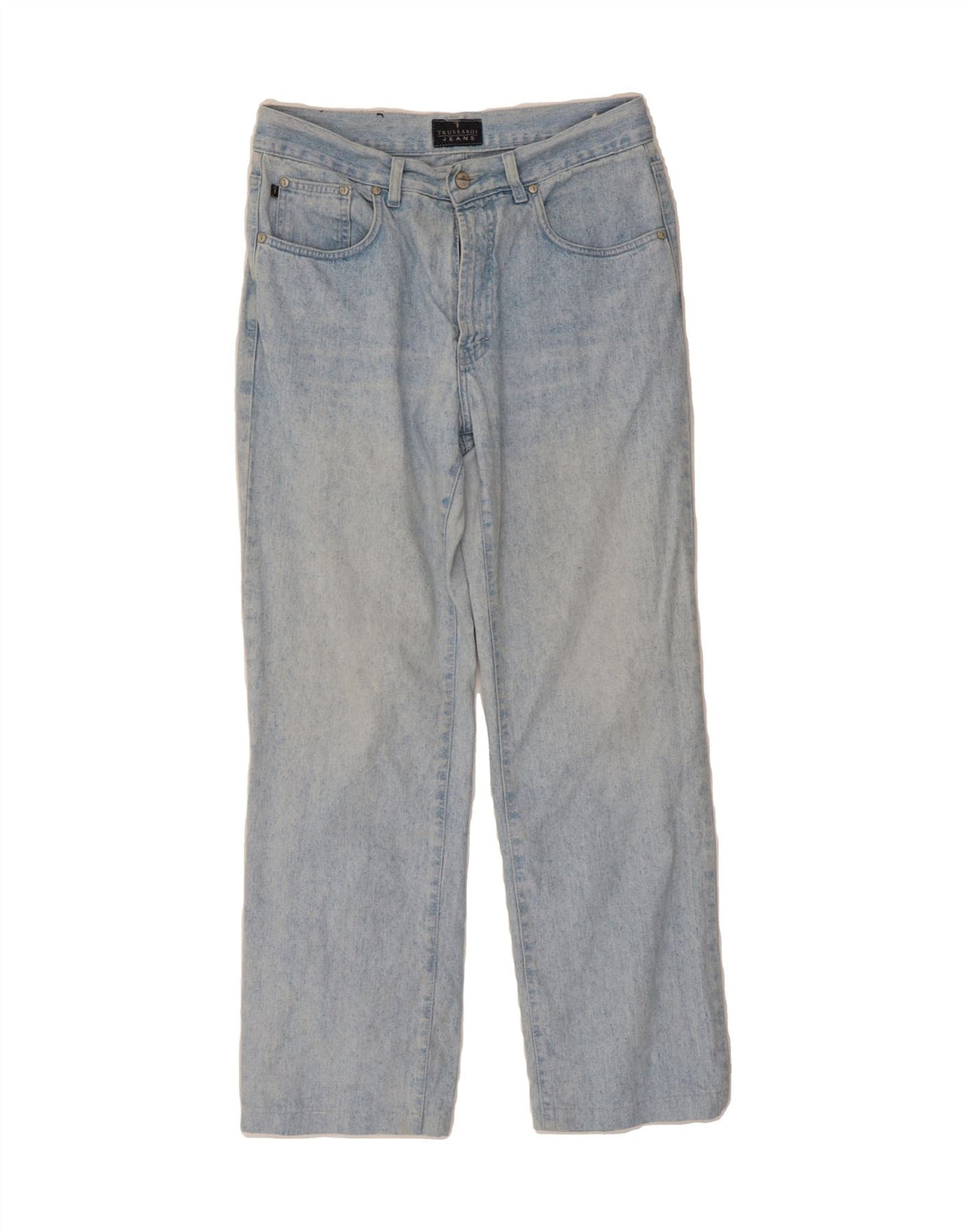 TRUSSARDI Womens Straight Jeans W32 L28 Blue Vintage Trussardi and Second-Hand Trussardi from Messina Hembry 