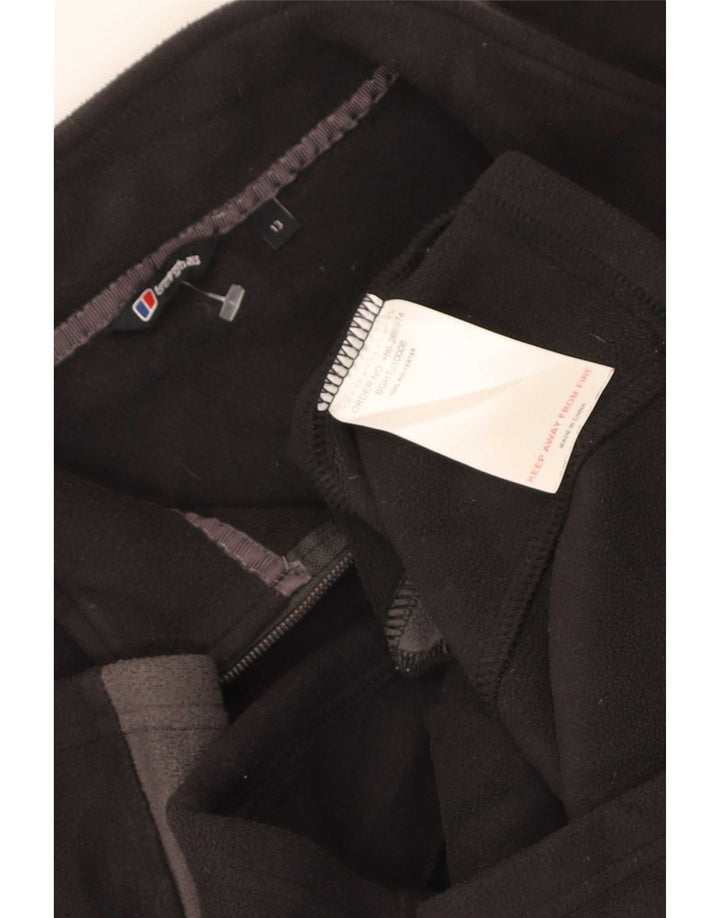 Berghaus Boys Fleece Jacket 12-13 Years Black Colourblock Polyester